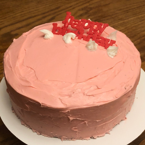 Pink Frosted Birthday Cake (2019) Pink Frosted Birthday Cake (2019)