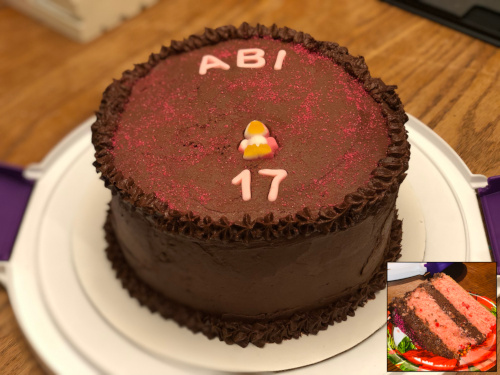 Chocolate Buttercream Birthday Cake w/ Milk Chocolate Ganache Filling (2019) Chocolate Buttercream Birthday Cake w/ Milk Chocolate Ganache Filling (2019)