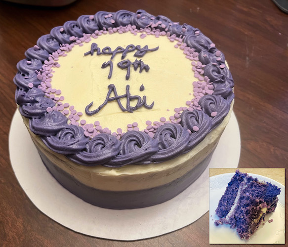 Ube Cake w/ Ube flavored & Cream Cheese Frosting (2021) Ube Cake w/ Ube flavored & Cream Cheese Frosting (2021)